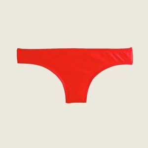 NWT J Crew Bikini Bottom Color Bright Cerise Red Size L